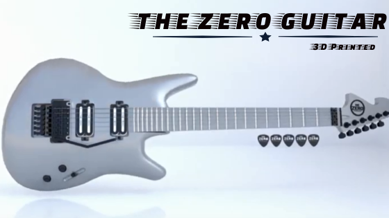 Awesome 3d printed zero guitars