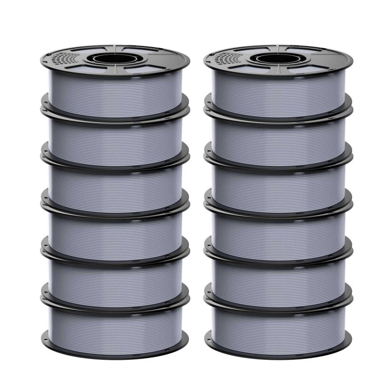GEEETECH ABS+ 3D Printer Filament 1.75mm, 1kg Spool, 12 Rolls Bundle