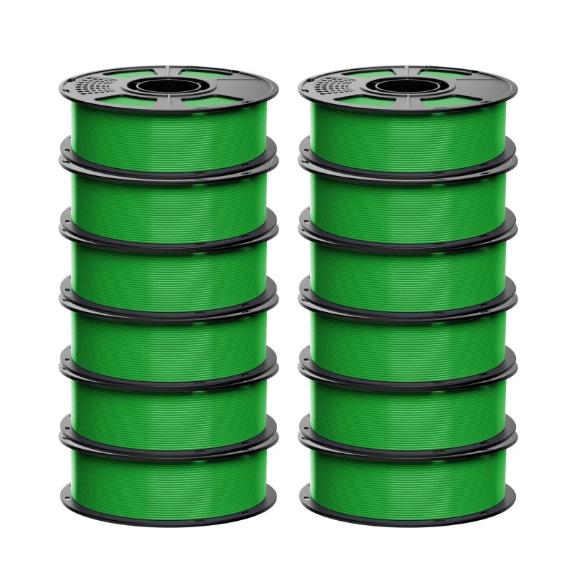 GEEETECH ABS+ 3D Printer Filament 1.75mm, 1kg Spool, 12 Rolls Bundle