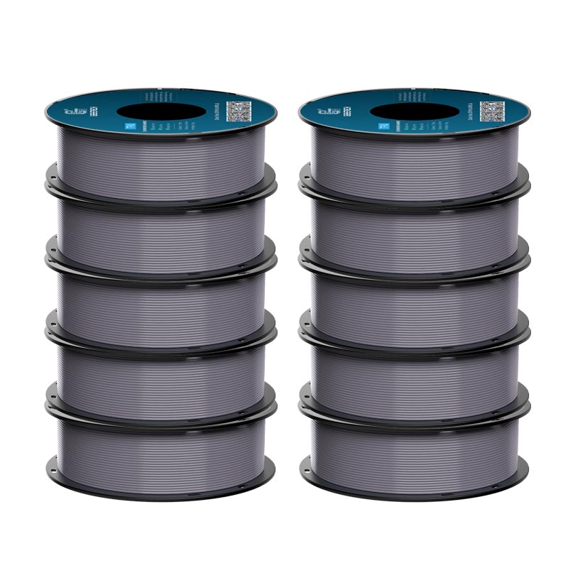 GEEETECH ABS+ 3D tiske Filament 1,75 mm, 1 kg cívka, 10 cívky Balíček
