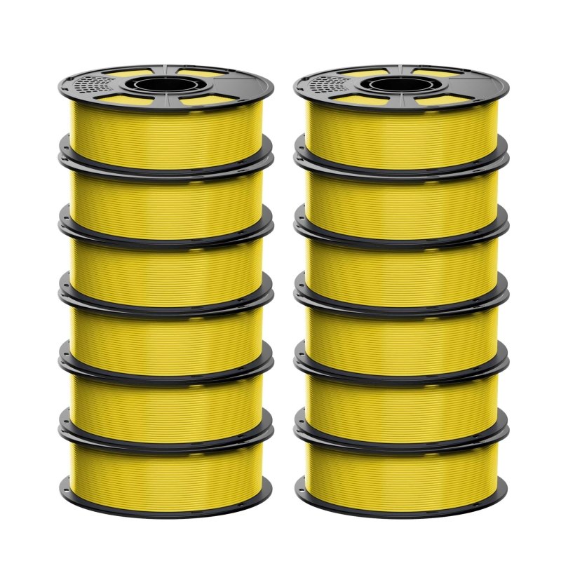 GEEETECH ABS+ 3D Printer Filament 1.75mm, 1kg Spool, 12 Rolls Bundle