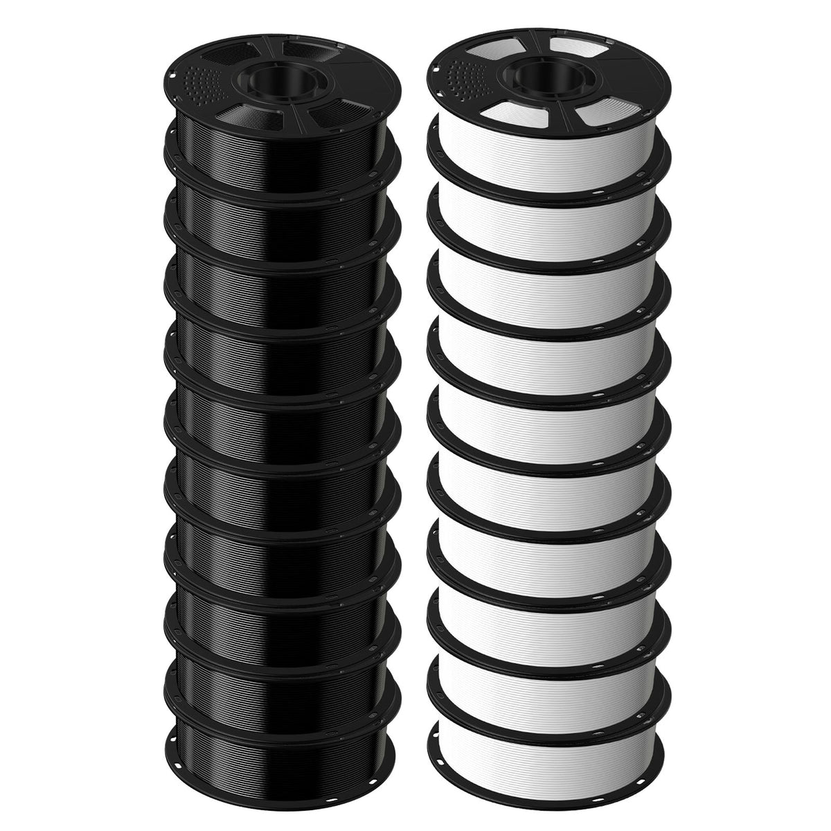 GEEETECH PETG 3D Printer Filament 1.75mm, 1kg Spool, 20 Rolls Bundle