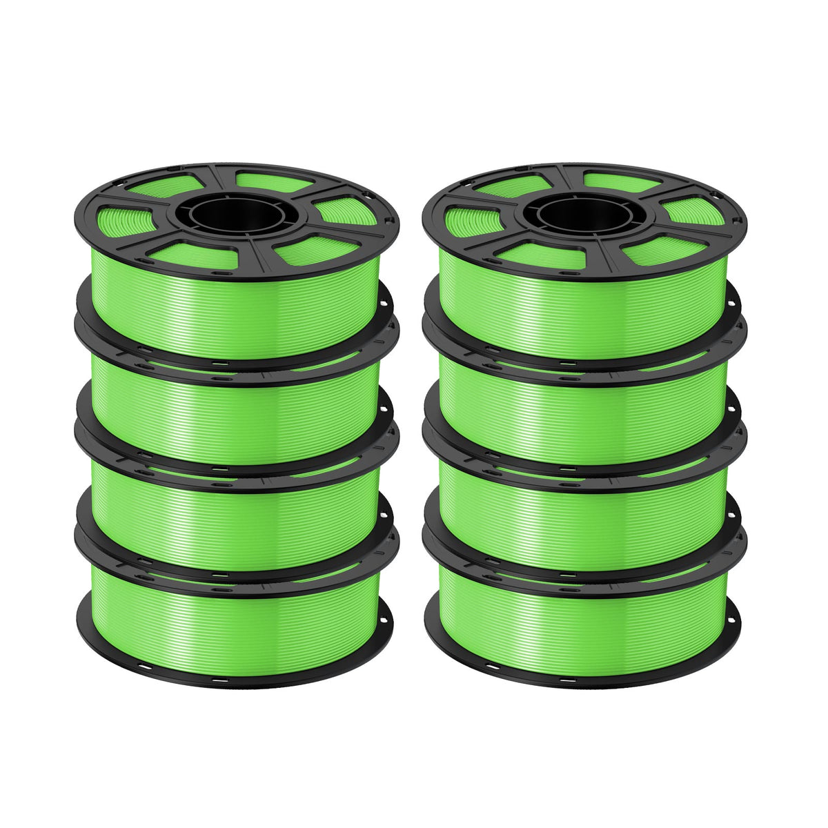 GEEETECH Silk PLA 3D Printer Filament 1.75mm, 1kg Spool, 8 Rolls Bundle