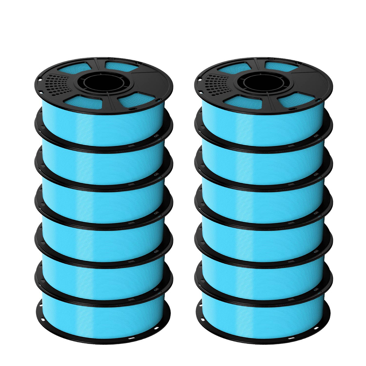 GEEETECH PLA 3D Printer Filament 1.75mm, 1kg Spool, 12 Rolls Bundle