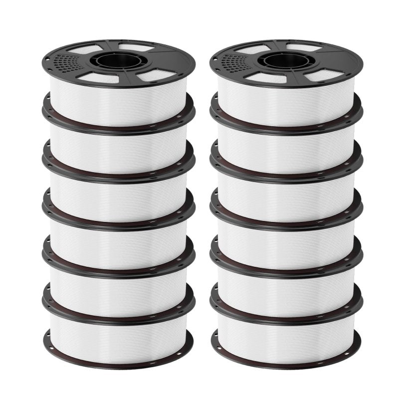 GEEETECH TPU 3D Printer Filament 1.75mm, 1kg Spool, 12 Rolls Bundle