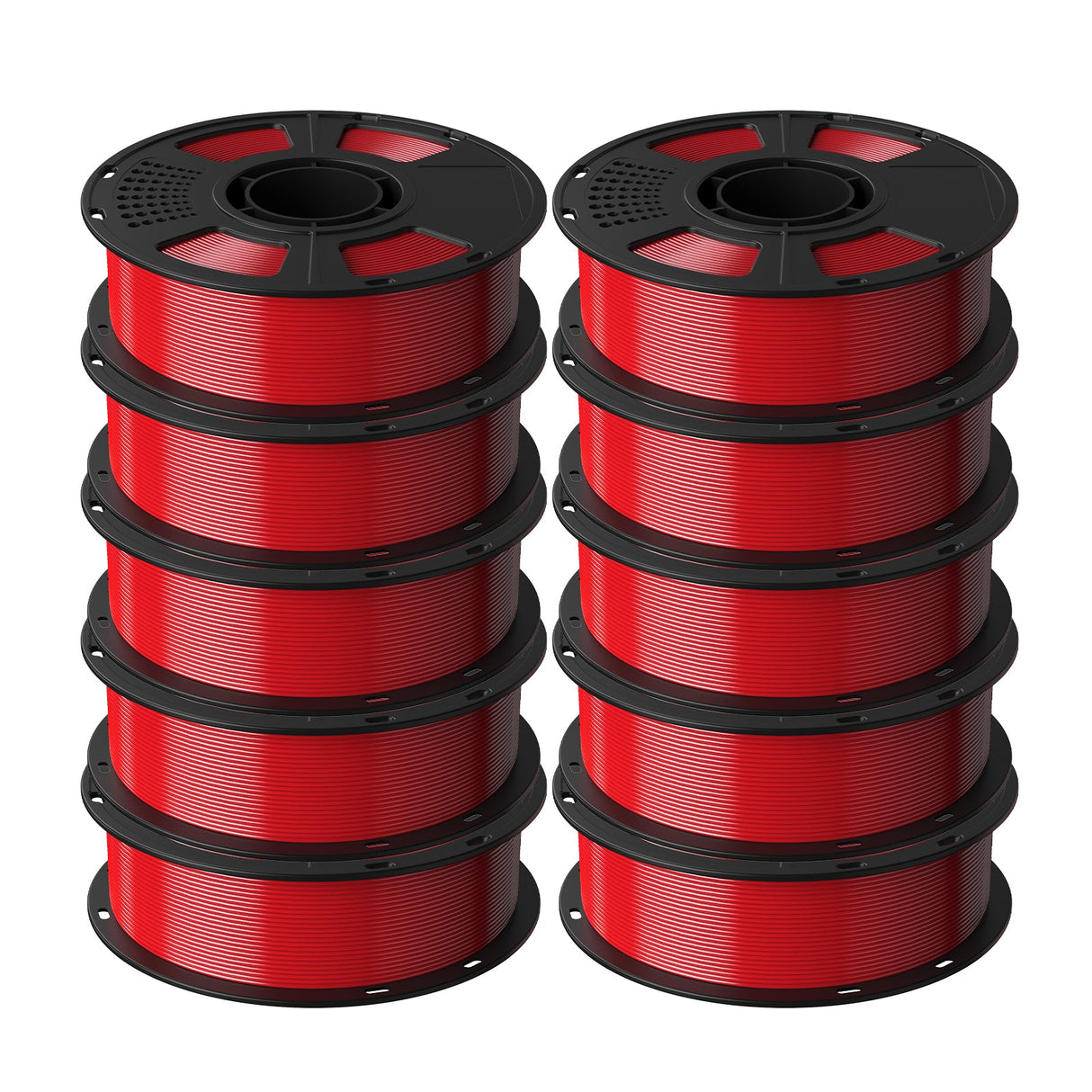GEEETECH PETG 3D Printer Filament 1.75mm, 1kg Spool, 10 Rolls Bundle