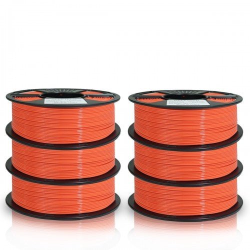 GEEETECH PETG 3D Printer Filament 1.75mm, 1kg Spool,6 Rolls Bundle