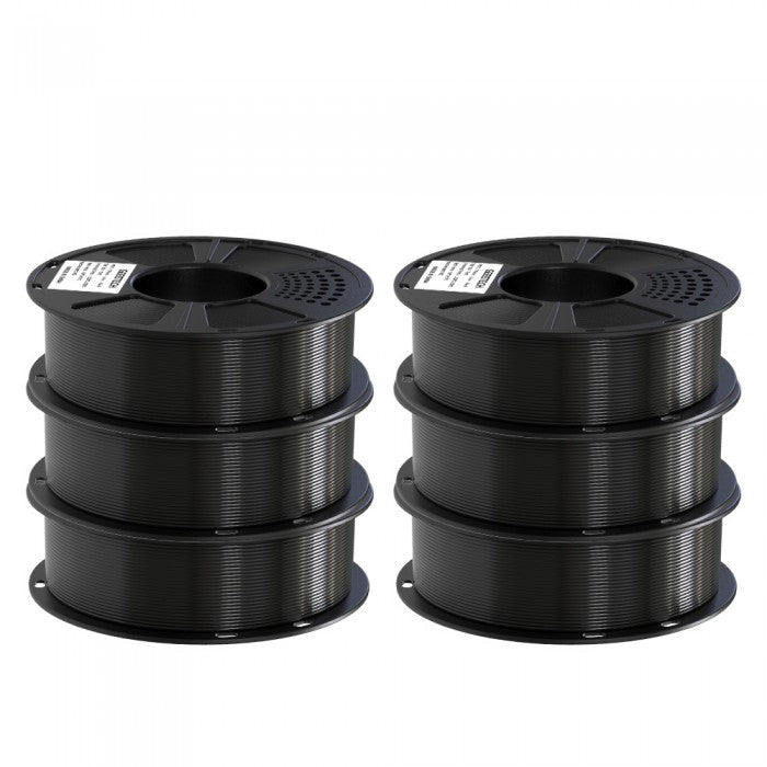 GEEETECH PETG 3D Printer Filament 1.75mm, 1kg Spool,6 Rolls Bundle
