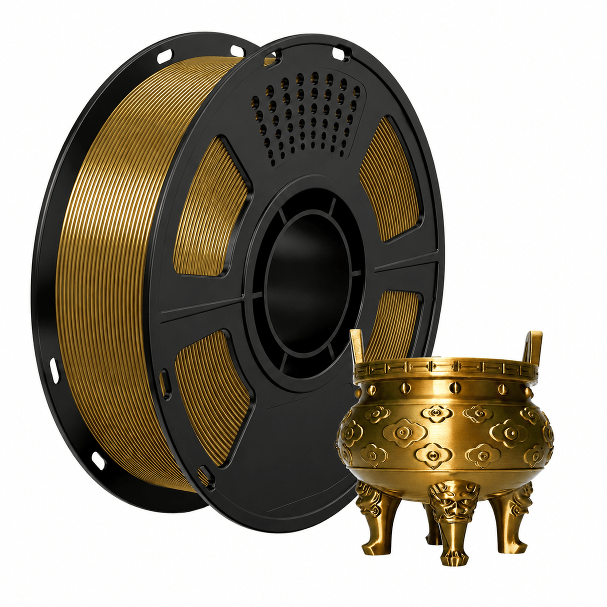 GEEETECH PETG Metal 3D Printer Filament 1.75mm, 1kg Spool
