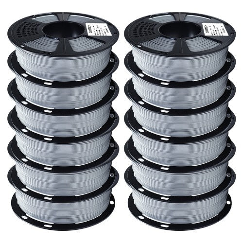 GEEETECH PLA 3D Printer Filament 1.75mm, 1kg Spool, 12 Rolls Bundle