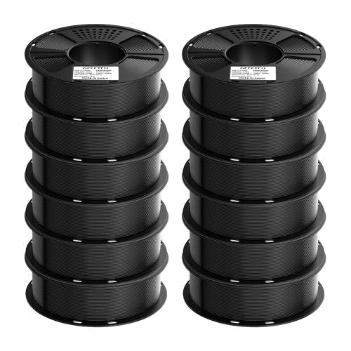 GEEETECH PLA 3D Printer Filament 1.75mm, 1kg Spool, 12 Rolls Bundle