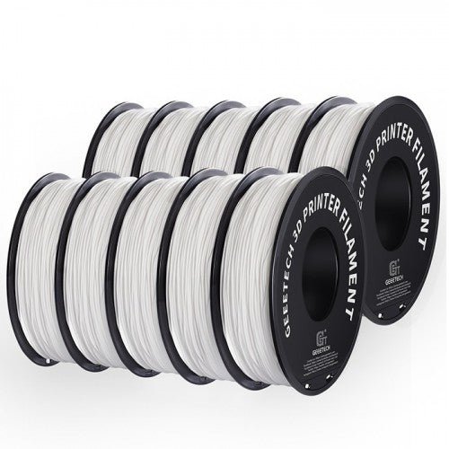GEEETECH TPU 3D Printer Filament 1.75mm, 1kg Spool, 10 Rolls Bundle