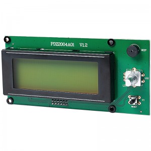 LCD 2004 Screen Display For A10 Pro/M/T with V4.1B Board, with 12 Pin LCD Cable Connector at Backside of the Screen