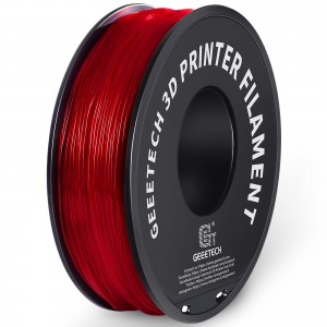 TPU Transparent Red 3D Printer Filament 1.75mm 1kg/roll