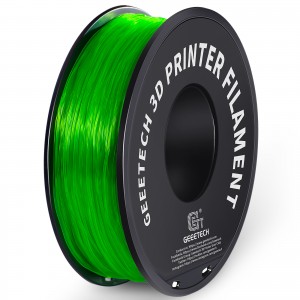 TPU Transparent Green 3D Printer Filament 1.75mm 1kg/roll