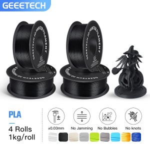 {4KG}PLA Black 3D Printer Filament 1.75mm 1kg/roll