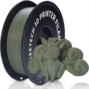 PLA Matte Green 3D Printer Filament 1.75mm 1kg/roll