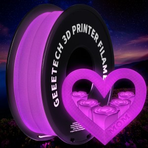 PLA Luminous Rose Red 3D Printer Filament 1.75mm 1kg/roll