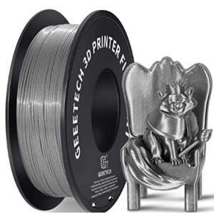 PLA Silk Sparkly Silver 3D Printer Filament 1.75mm 1kg/roll