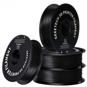 {4KG} PLA Silk Black 3D printer Filament 1.75mm 1kg/roll