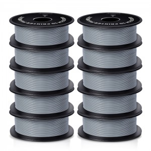 {10KG} PLA Grey 3D Printer Filament 1.75mm 1kg/roll