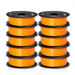 {10KG}PLA Orange 3D Printer Filament 1.75mm 1kg/roll