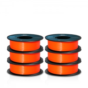{6KG} PETG Orange 3D Printer Filament 1.75mm 1kg/roll