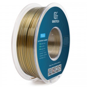 PLA Silk Dual 3D Printer Filament 1.75mm 1kg/roll (Gold +Silver )