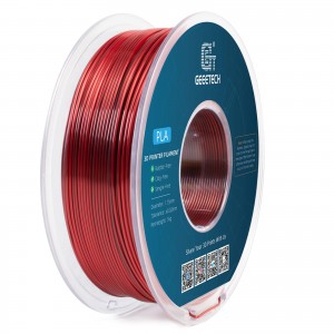 PLA Silk Dual 3D Printer Filament 1.75mm 1kg/roll (Black+ Red)
