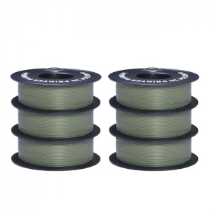 {6KG}PLA Matte Green 3D Printer Filament 1.75mm 1kg/roll