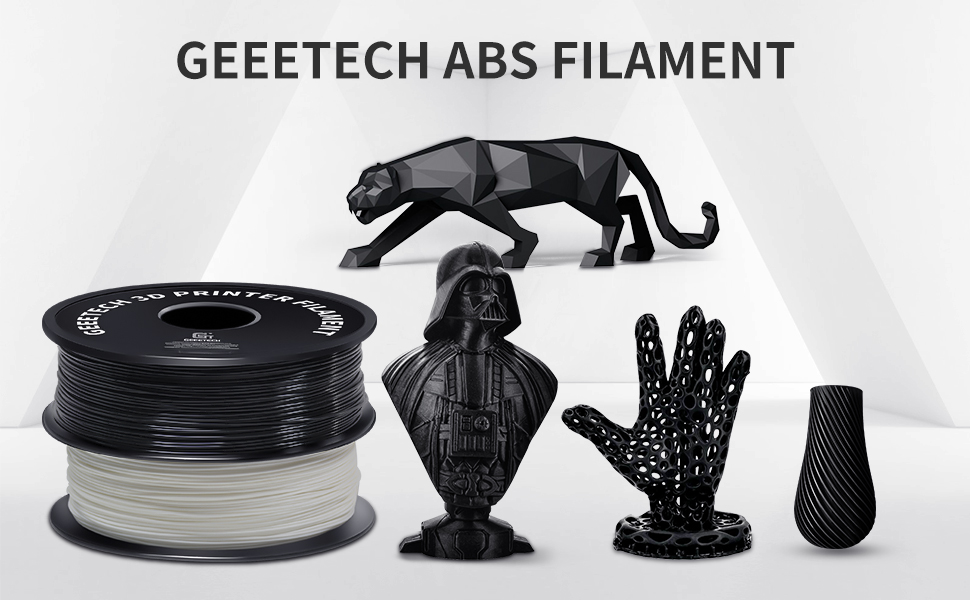 Geeetech ABS White 1.75mm 1kg/roll description