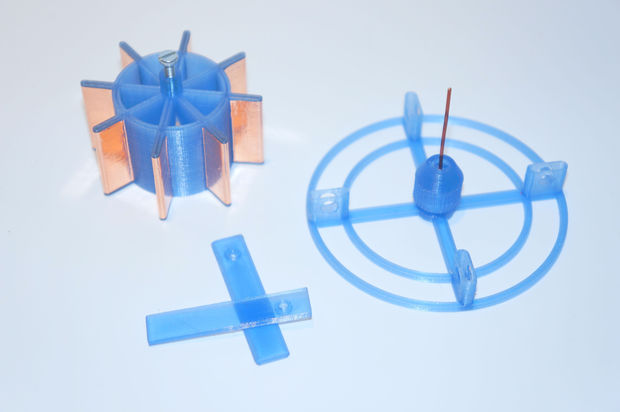 Create your own electrostatic motor using a 3D printer