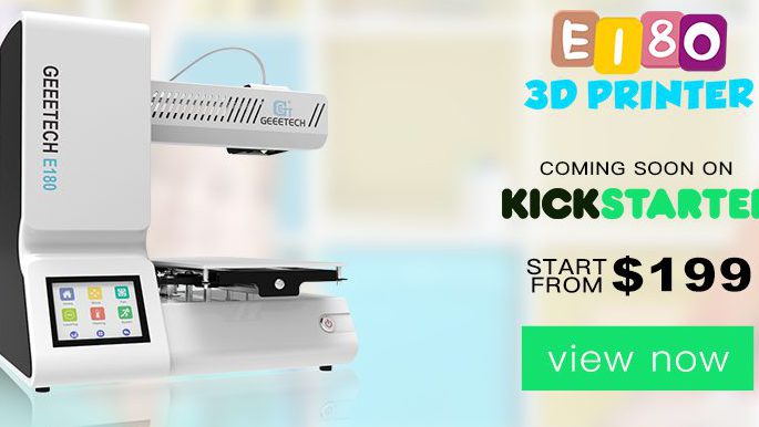 Geeetch Announces The Education-based 3D Printer E180 Launching Soon on  Kickstarter for $199!!