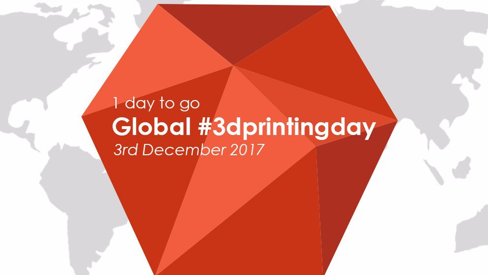 Run through your amazing ideas and make the best creative 3D Printable for the upcoming Global 3D Printing Day.