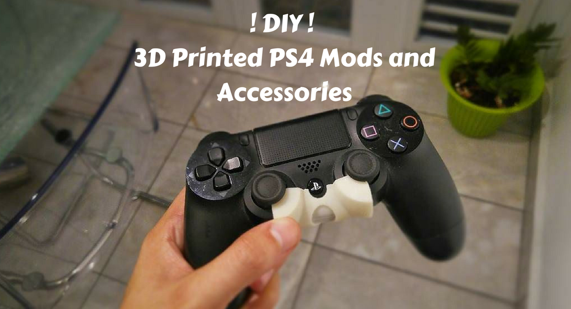 Make your Gaming Experience better with these DIY 3D Printed PS4 Mods and Accessories.