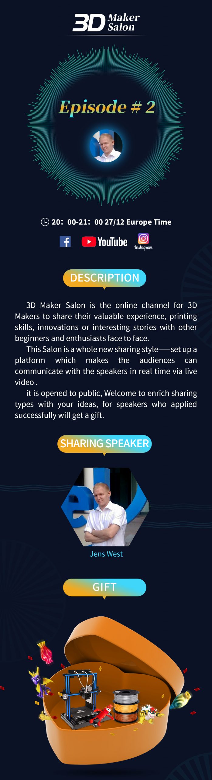 Geeetech 3D Maker Salon episode 2