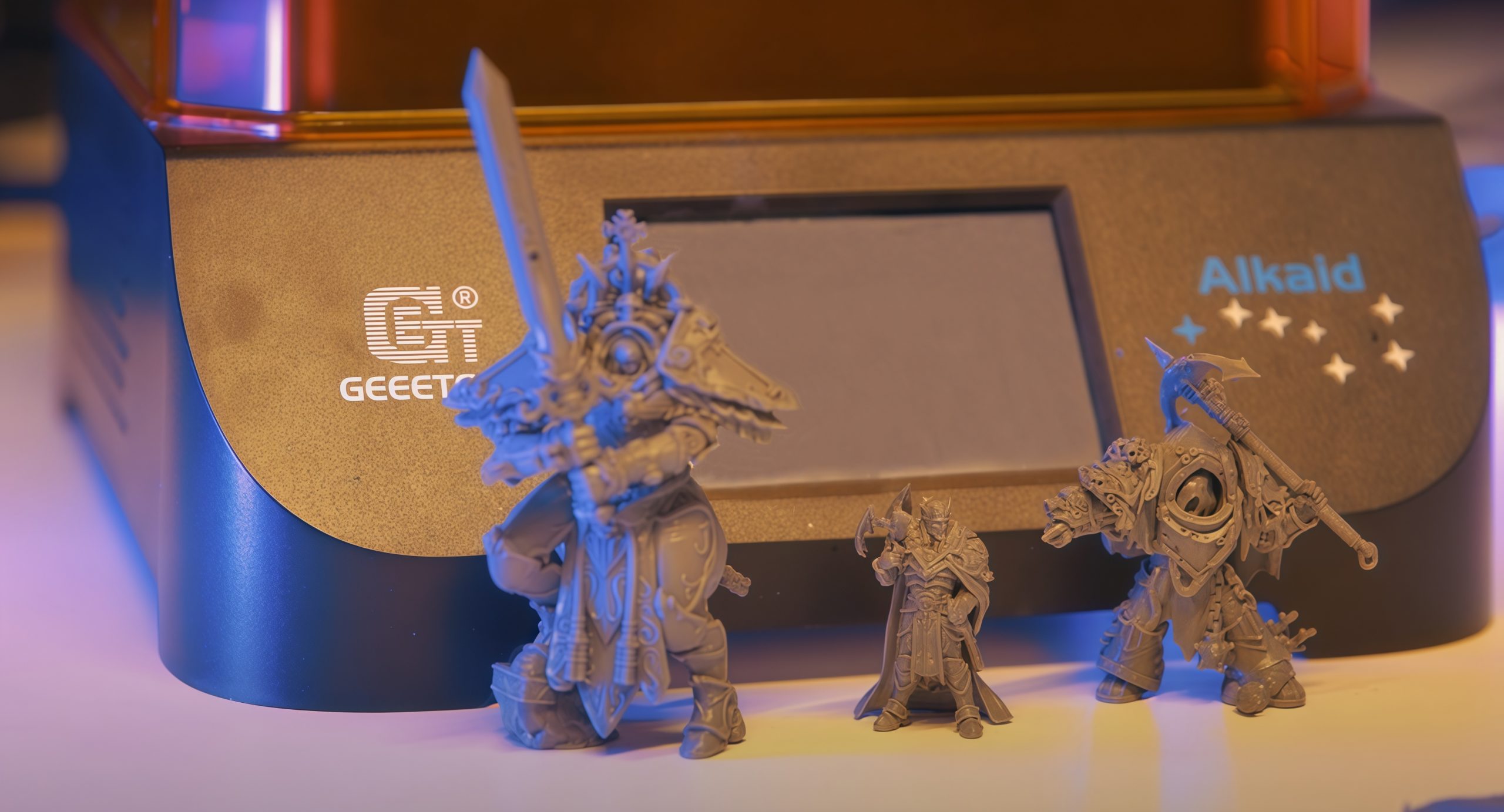 Resin 3D Drucker und Modell