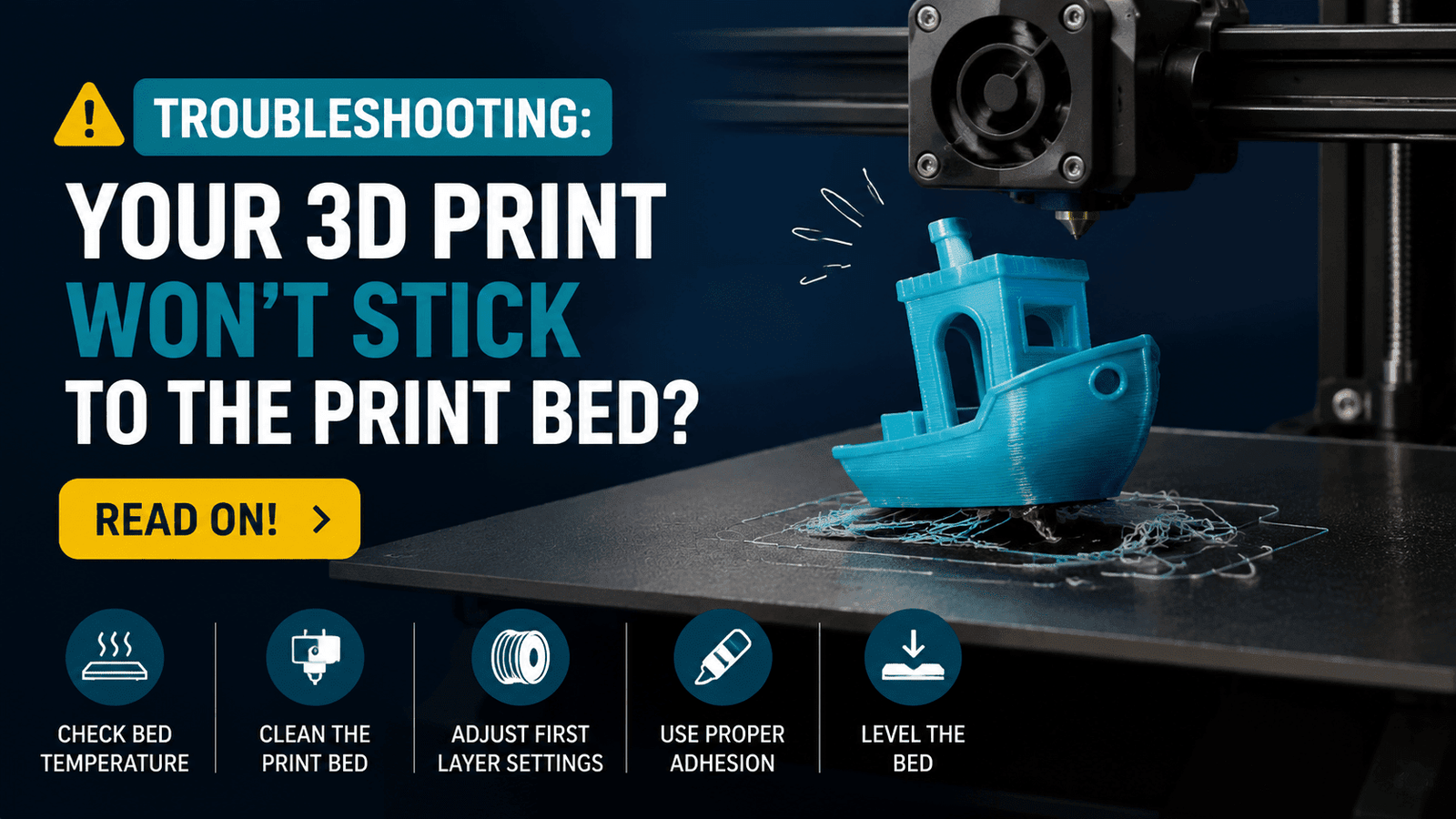 3D Print doesn't Stick to the Print Bed