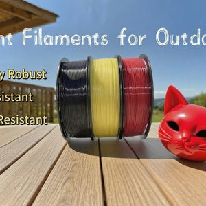 3D Print Filaments for Outdoor Use