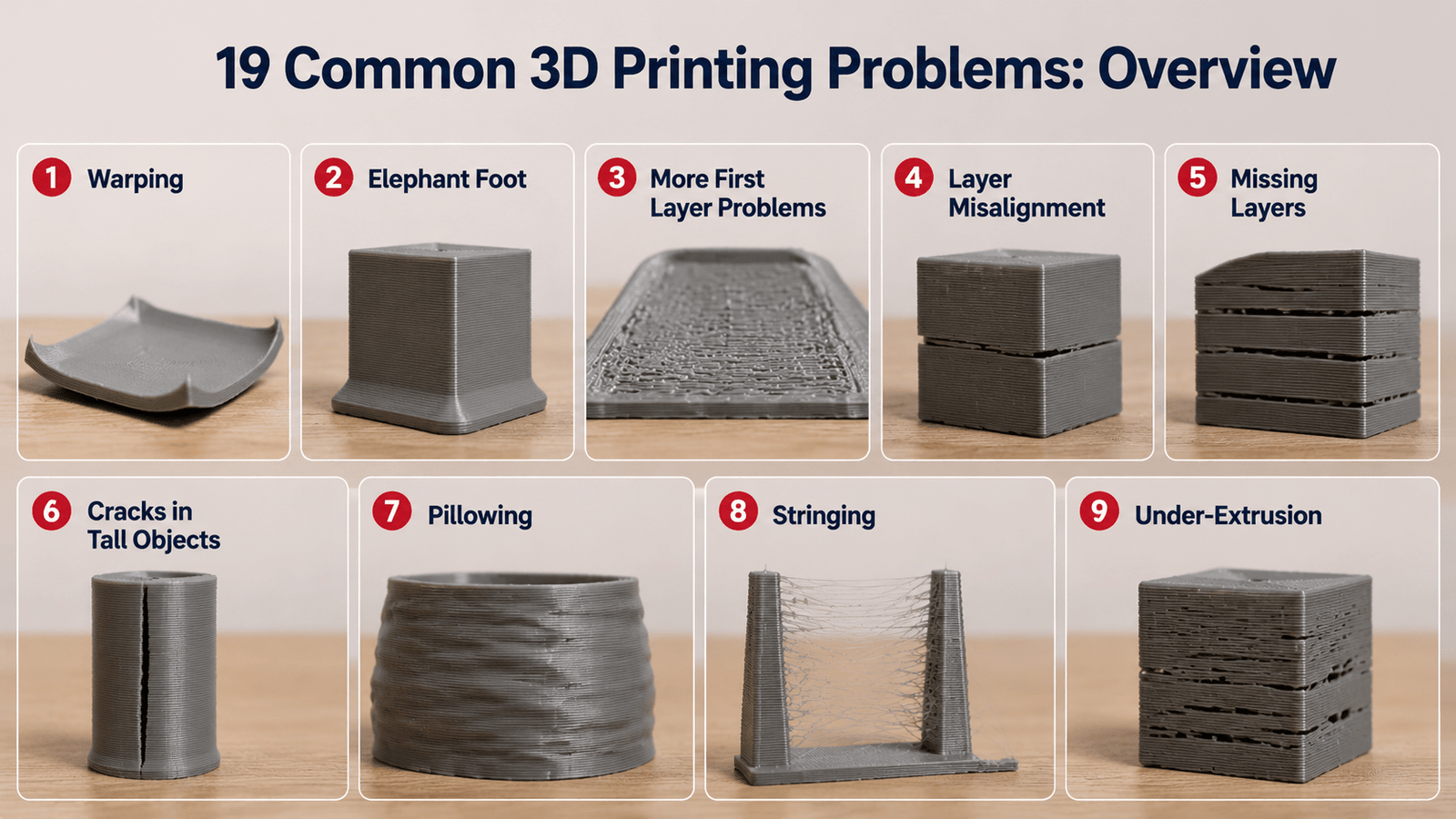3D printing problems