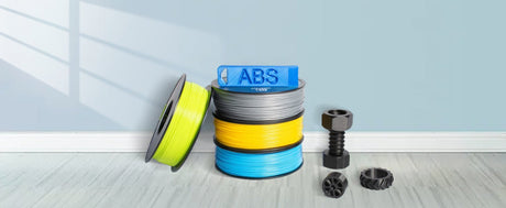 Geeetech ABS+ filament and printed models