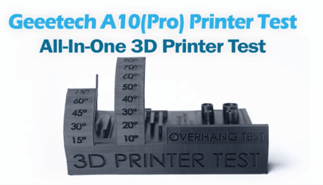 Geeetech A10/ A10 pro 3D printer all in one test