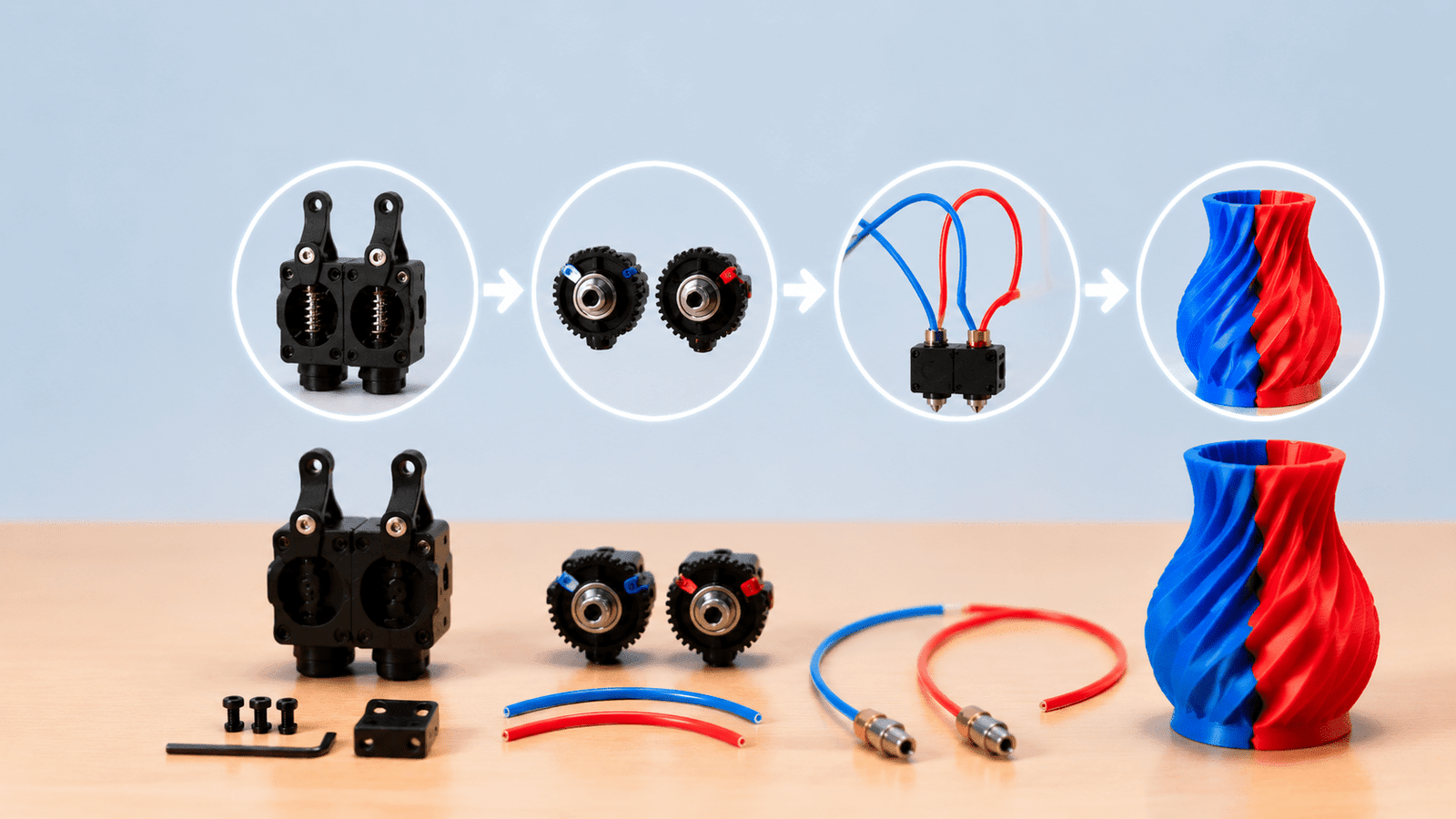 dual extrusion setup