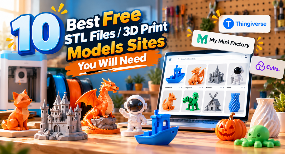 10 Best Free STL Files/3D Print Models Sites You Will Need - GEEETECH
