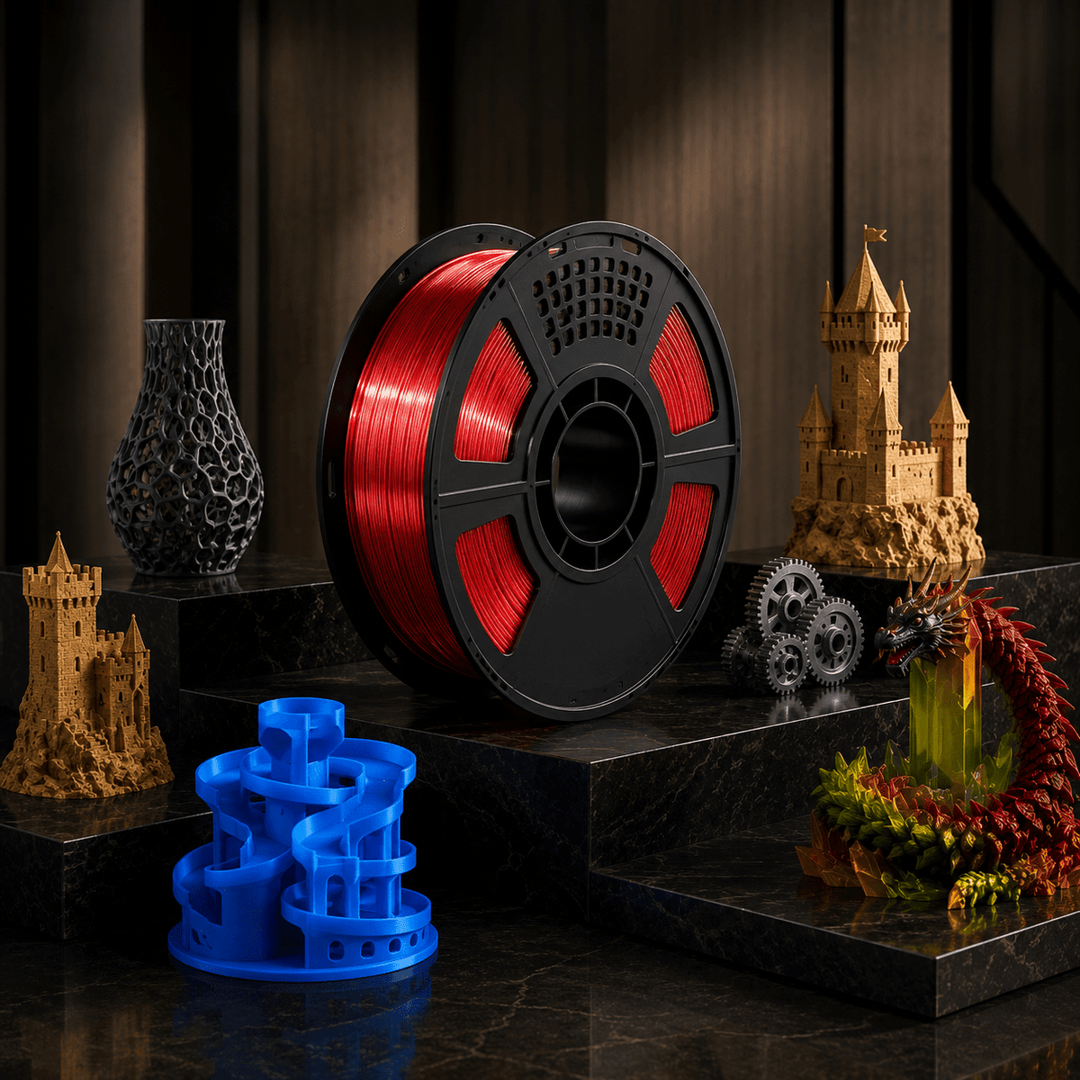 Silk PLA Filament: A Shiny Choice for 3D Printing Projects - GEEETECH