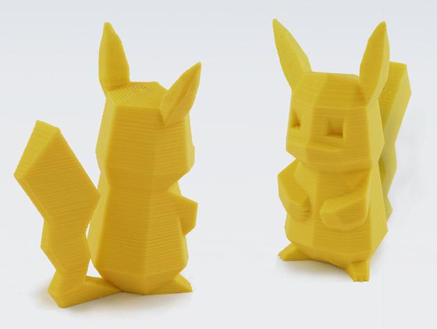 3D-printed Pikachu