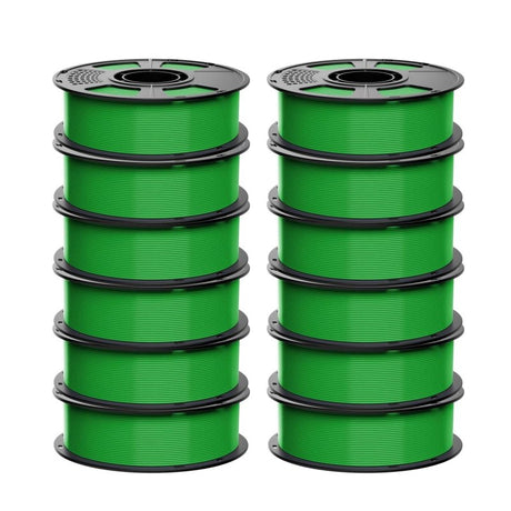 GEEETECH ABS+ 3D Printer Filament 1.75mm, 1kg Spool, 12 Rolls Bundle
