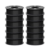 GEEETECH ABS+ 3D Printer Filament 1.75mm, 1kg Spool, 12 Rolls Bundle