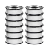 GEEETECH ABS+ 3D Printer Filament 1.75mm, 1kg Spool, 12 Rolls Bundle