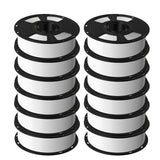 GEEETECH PETG 3D Printer Filament 1.75mm, 1kg Spool,12 Rolls Bundle